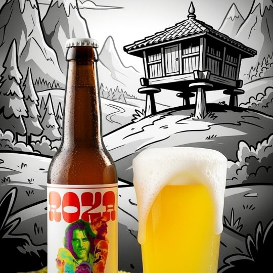 cerveza artesana Tolibier’s ROZA estilo Hazy Double IPA 7,9%